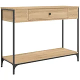 vidaXL Konsolentisch Sonoma-Eiche 100x34,5x75 cm Holzwerkstoff Modell 1