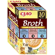 INABA Ciao Broth Huhn und Lachs 12 x 40 g