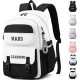 Schulrucksack Mädchen Teenager Rucksack Schultasche Jungen Multi Tasche Wasserdichte Schultasche Rucksack Tagesrucksack Großer Rucksack für Mäd...