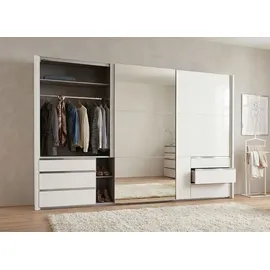 WIMEX Schwebetürenschrank Level by fresh to go 300 x 236 x 65 cm Weiß