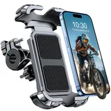 Motack Handyhalterung Fahrrad, [EIN-Knopf Sperre][Sicherer Halt] Handyhalterung Motorrad, 360° Drehbar Handyhalter für Fahrrad Lenker, Kompatibel mit iPhone 15 Pro/15, Samsung S23 Ultra (4.7"-6.8")