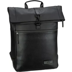 Jost Rolltop Rucksack Stockholm Backpack Courier Rucksäcke   Schwarz Herren 