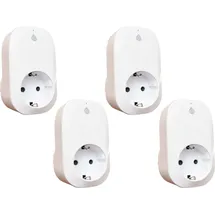 Shelly Shelly, WLAN-Steckdose Plug, 16 A, Messfunktion, weiß, 4 Stück