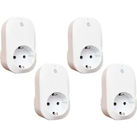 Shelly Shelly, WLAN-Steckdose Plug, 16 A, Messfunktion, weiß, 4 Stück