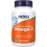 NOW Foods Omega-3 Molecularly Distilled 100 Weichkapseln