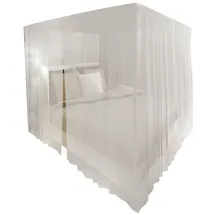 vidaXL Moskitonetz Bett quadratisches Set 2 Stück