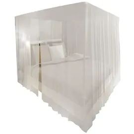 vidaXL Moskitonetz Bett quadratisches Set 2 Stück