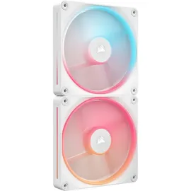 Corsair iCUE LINK LX140-R RGB - Gehäuselüfter - Reverse-Lüfterblätter - 140 mm - Weiß