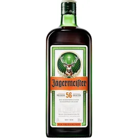 Jägermeister 1,75 l Geschenkbox inkl. Partypumpe + 4 Shotgläser