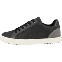 GEOX Damen D BLOMIEE C Sneaker, Black/DK Grey, 38