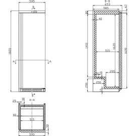 GastroHero Lagerkühlschrank ECO 380