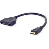 Gembird HDMI 2 x HDMI Schwarz HDMI-Kabel (DSP-2PH4-04)