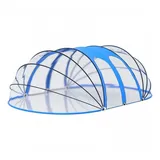 vidaXL Pool-Kuppel Oval 620x410x205 cm