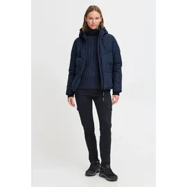 Oxmo OXJuchena Damen, Steppjacke Übergangsjacke Jacke Regular Fit, Farbe: Insignia blau), Obermaterial: 100% Polyester PES., Jacken Steppjacke
