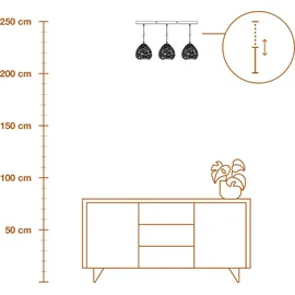 Osram Decor Paper Drop 3-flg. 16 cm beige