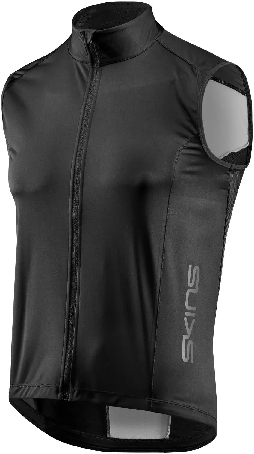 Skins Fahrrad-Windweste Cycle Windproof Vest (Schutz vor Wind und Wetter) graphitgrau/schwarz Herren