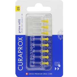 Curaprox CPS 09 Prime Interdentalbürsten gelb 0,9 mm Refill 8 St.