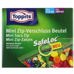 Cofresco Toppits Mini Zip-Verschluss Beutel