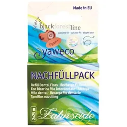 Yaweco Nachfüllpack Zahnseide aus reiner Seide mit Bienenwachs (2x25m)