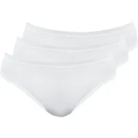 Pompadour Hüftslip 3 St. Weiß 38