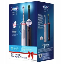 Oral-B Pro 3 3900 weiß + 2. Handstück Black-White Edition