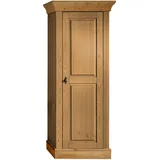 Kiefer massiv Kleiderschrank 3-türig 65 x 163 x 45 cm Kiefer massiv gelaugt