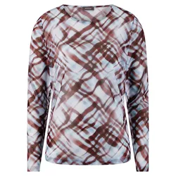Shirt Rundhals-Ausschnitt BASLER blau, 42