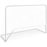 vidaXL Fußballtor Weiß 182 x 122 x 61 cm