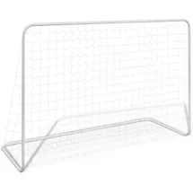 vidaXL Fußballtor Weiß 182 x 122 x 61 cm