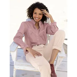 Heine Jeansbluse rosa 42