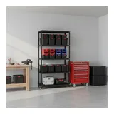 Proregal Lagerregal Metall 200x90x50 cm Anthrazit 6 Fachböden