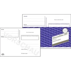 2824 Adressaufkleber/Paketaufkleber, A6, selbstklebend, 100 Blatt