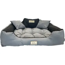 OEM Kingdog Laufstall 100x75 cm personalisiert wasserdicht dunkelgrau