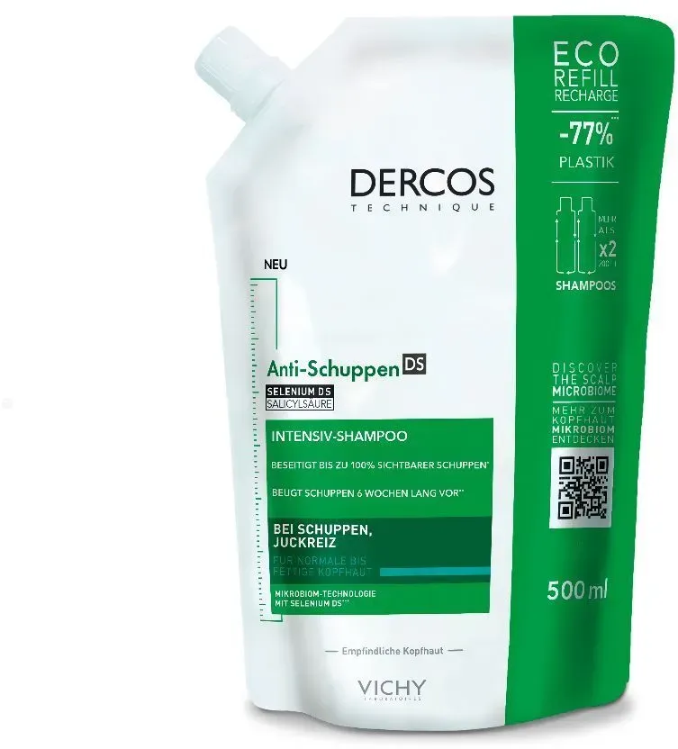 Vichy Dercos Anti-Schuppen Shampoo Nachfüllpack für normale bis fettige Kopfhaut