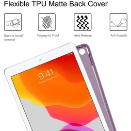Fintie Tastatur Hülle für iPad 10,2 Zoll (9/8/7 Generation - 2021/2020/2019) Lavendel