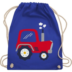 Shirtracer Turnbeutel Kinder Traktor, Traktor blau