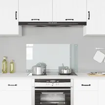 vidaXL Küchenrückwand Transparent 90×50 cm Hartglas