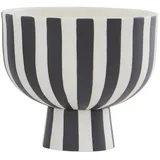 OYOY Toppu Schale 15 x H 13 cm, schwarz-weiß