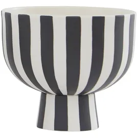 OYOY Toppu Schale 15 x H 13 cm, schwarz-weiß