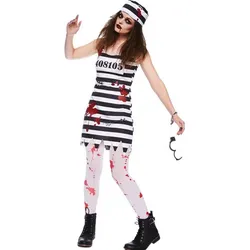 Zombie Knastbraut Damenkostüm