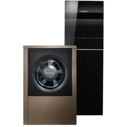 Buderus WLW196i-14 AR TS185, Luft-/Wasser-Wärmepumpe Bedieneinheit RC100 H