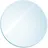 raik Kamin Glasplatte Kreis 2 mit Facette 125 cm x 125 cm x 6 mm