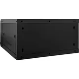 vidaXL Netzwerkschrank mit Speicher Schwarz 60 x 60 x 35 cm Stahl