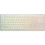 Ducky One 3 Pure White TKL PBT, LEDs RGB, MX RGB CLEAR, USB, DE (DKON2187ST-WDEPDPWWWSC1)