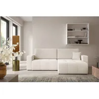 Fun Möbel Ecksofa Sofa mit Schlaffunktion AUGUSTO in Stoff