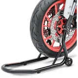 ConStands - Motorrad Montageständer für Vorderrad Fork Schwarz Motorradheber Vorne