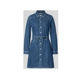 Tom Tailor Jeanskleid Mini Blusenkleid Blau 36