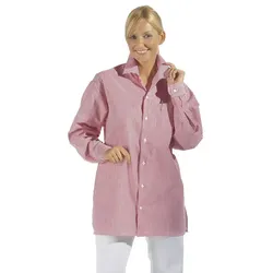 Unisex Hemd/Bluse Langarm "12/742" - L - Rot