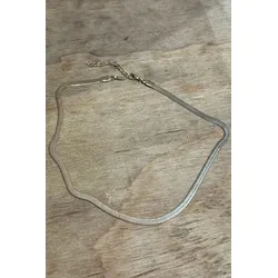 Glatte goldene Ketten Halskette - 4mm - TeeShoppen
