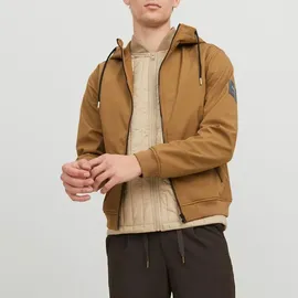 JACK & JONES Herren JJEBASIC Softshell Hood NOOS Kurzjacke, Otter,XXL